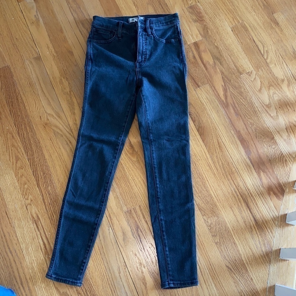 Skinny black jeans by Madewell
